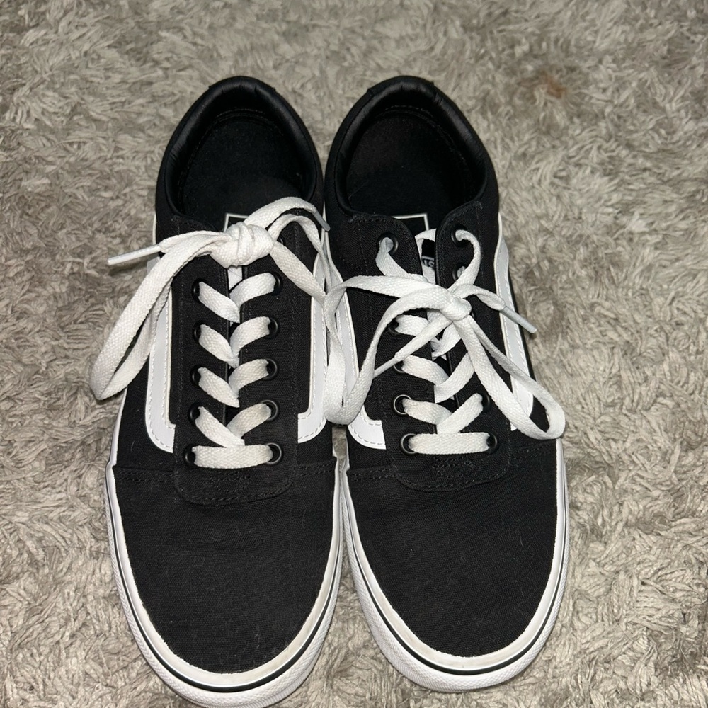 Vans Classic Black Canvas Sneakers